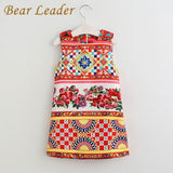 Bear Leader Girls Dress 2018 New Spring&Summer Baby Girls Dress Pattern Pring Design Sleeveless Girls Clothes 3-8Y Kids Dresses